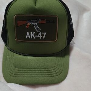 Green AK-47 Trucker Hat Adjustable Snap Back 💚 women's Mens